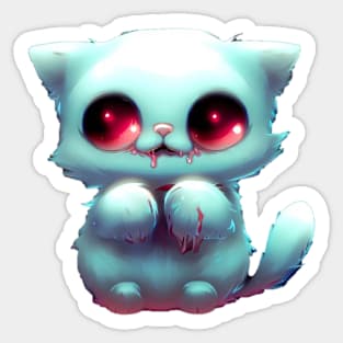 Haunting Kitty Sticker